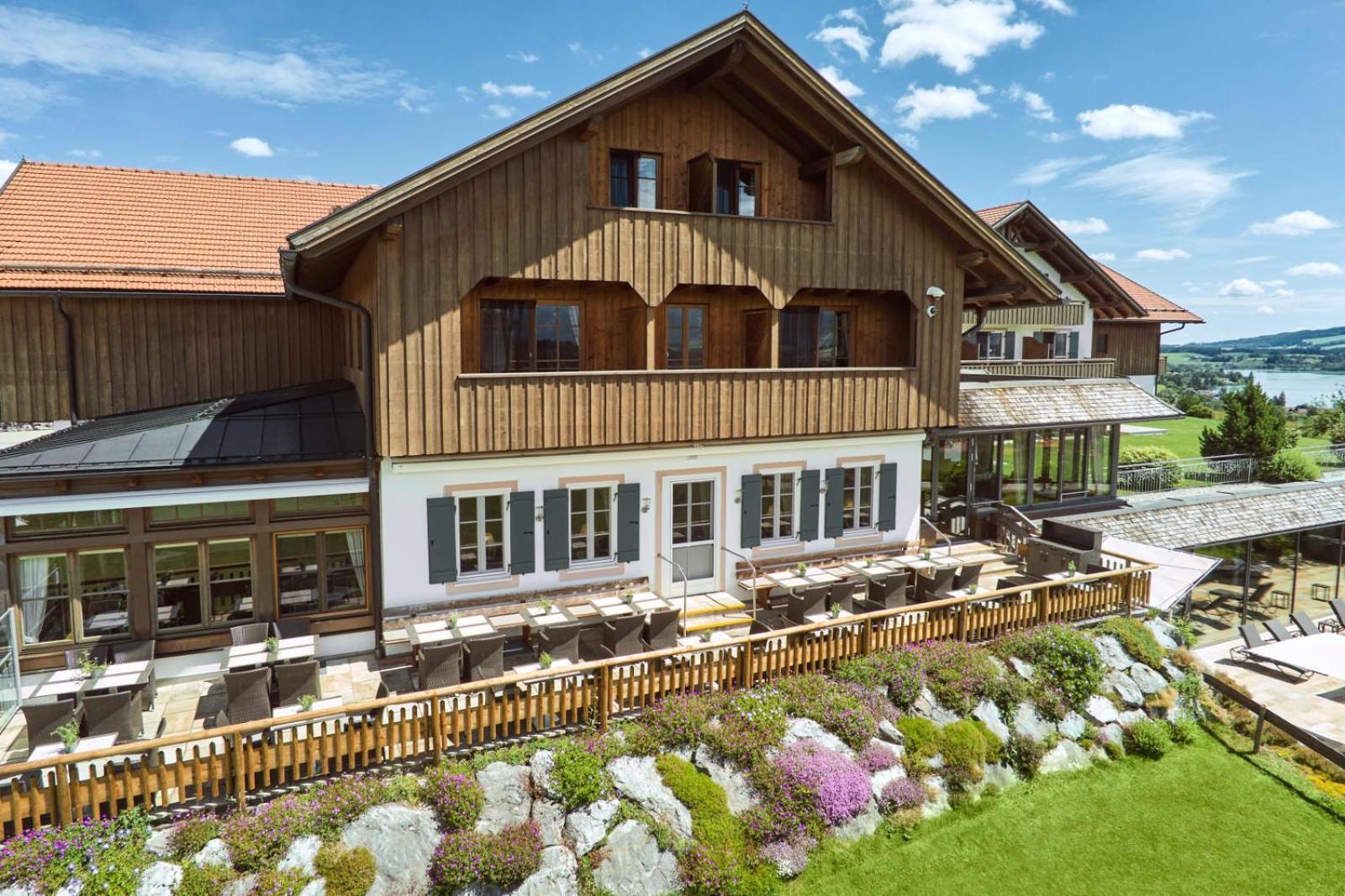 Hotel Auf Der Gsteig Gmbh Lechbruck Exterior foto
